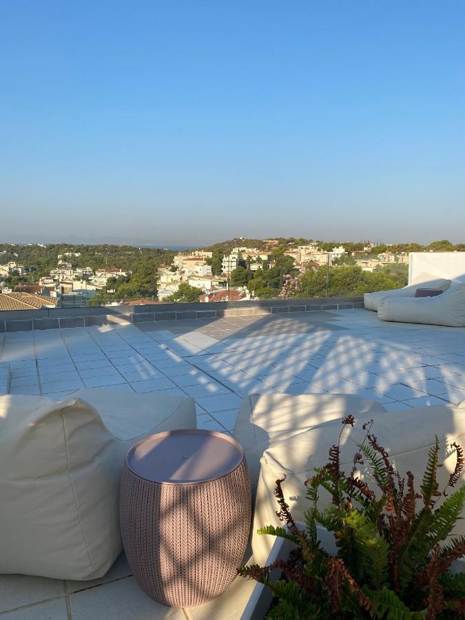 אתונה Villasonboard Vouliagmeni Penthouse Veranda Sea-View & Beach מראה חיצוני תמונה