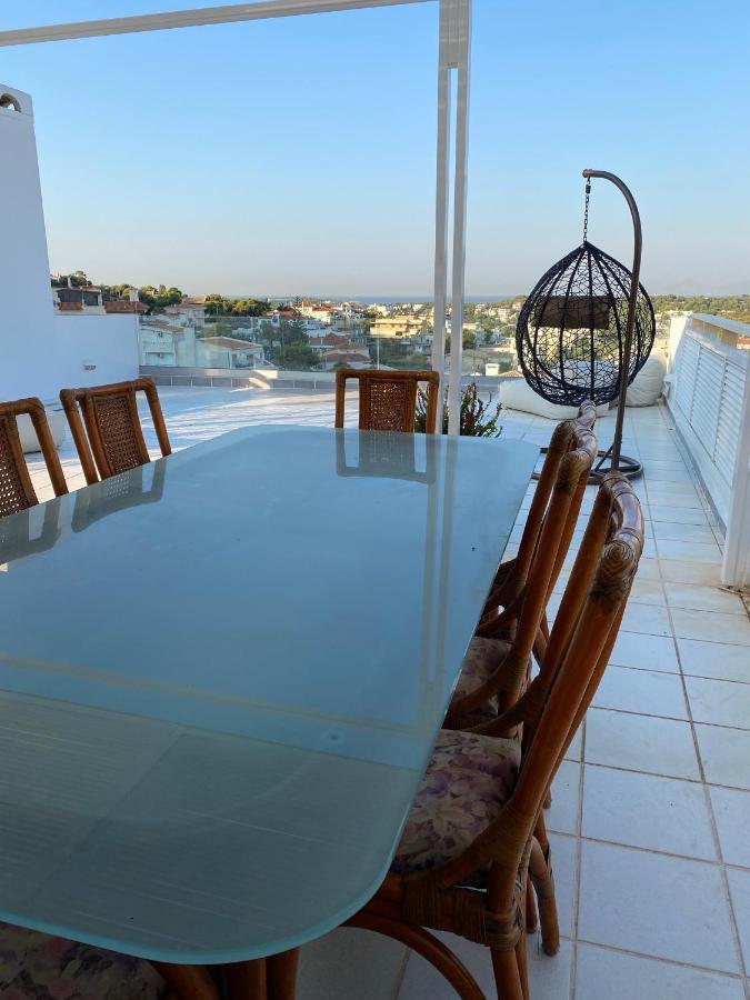 אתונה Villasonboard Vouliagmeni Penthouse Veranda Sea-View & Beach מראה חיצוני תמונה