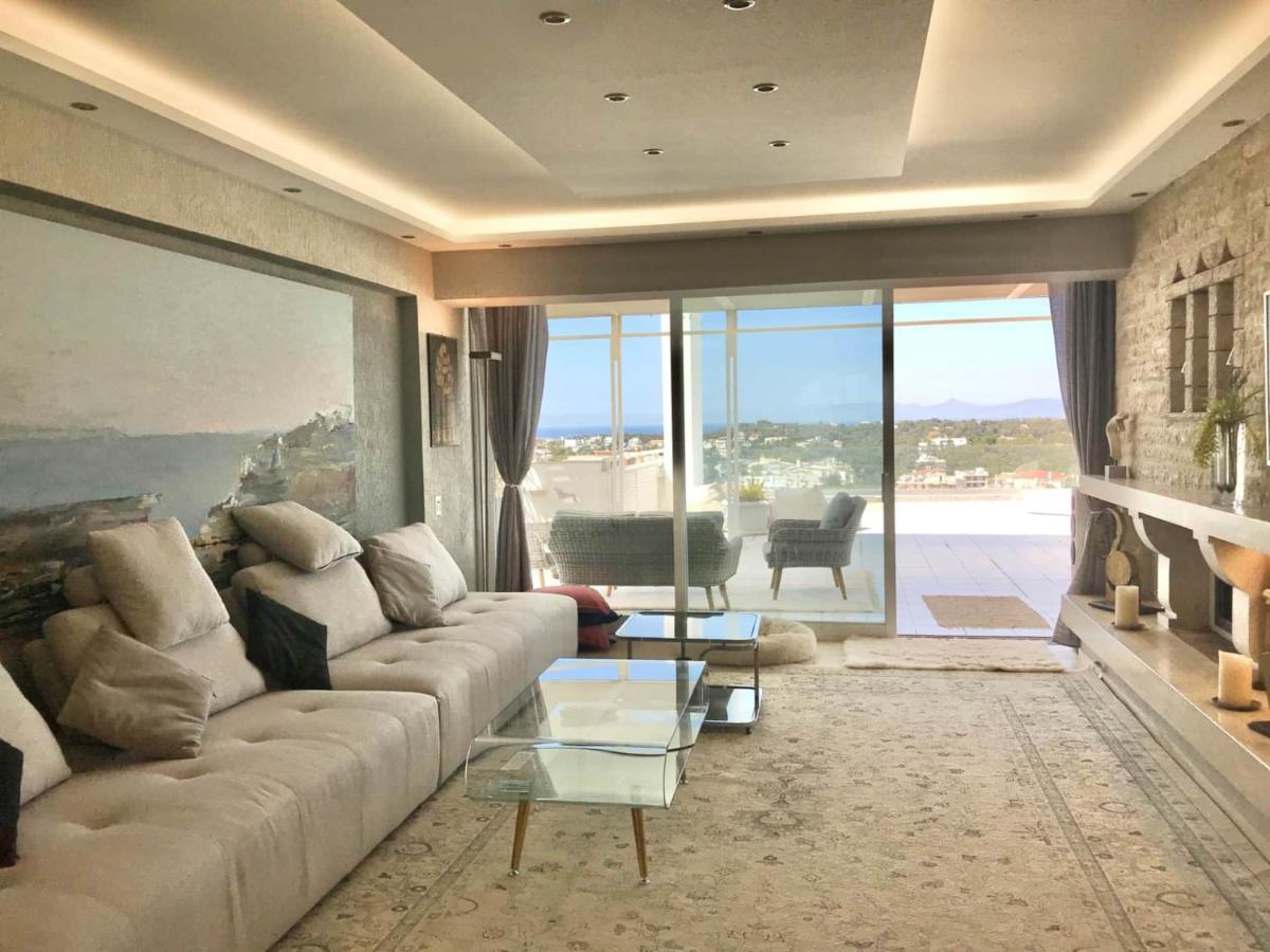 אתונה Villasonboard Vouliagmeni Penthouse Veranda Sea-View & Beach מראה חיצוני תמונה